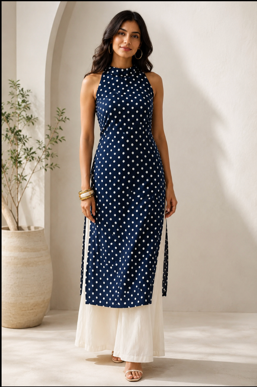 Halter Neck Kurtis