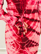 Rosy Tie-Dye Kurti