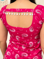 Suhani Shell Lace Kurti - Pink