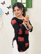 Nyra Black – Laddu Lace Corset Kurti
