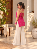 Rani Pink Bandhani Kurti