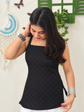 Black Zaria Swarovski Kurti