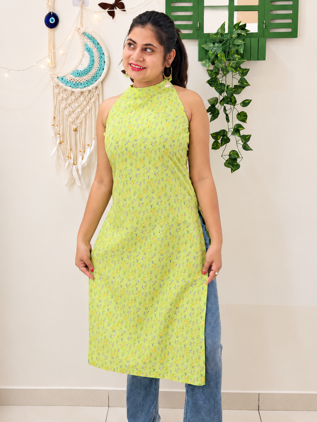 Tia Halter Neck Kurti