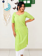 Lime Grace Office Kurti