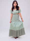 Mint Muse Chikankari Skirt Set