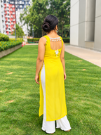 Sunlit Kaudi Slit Kurti