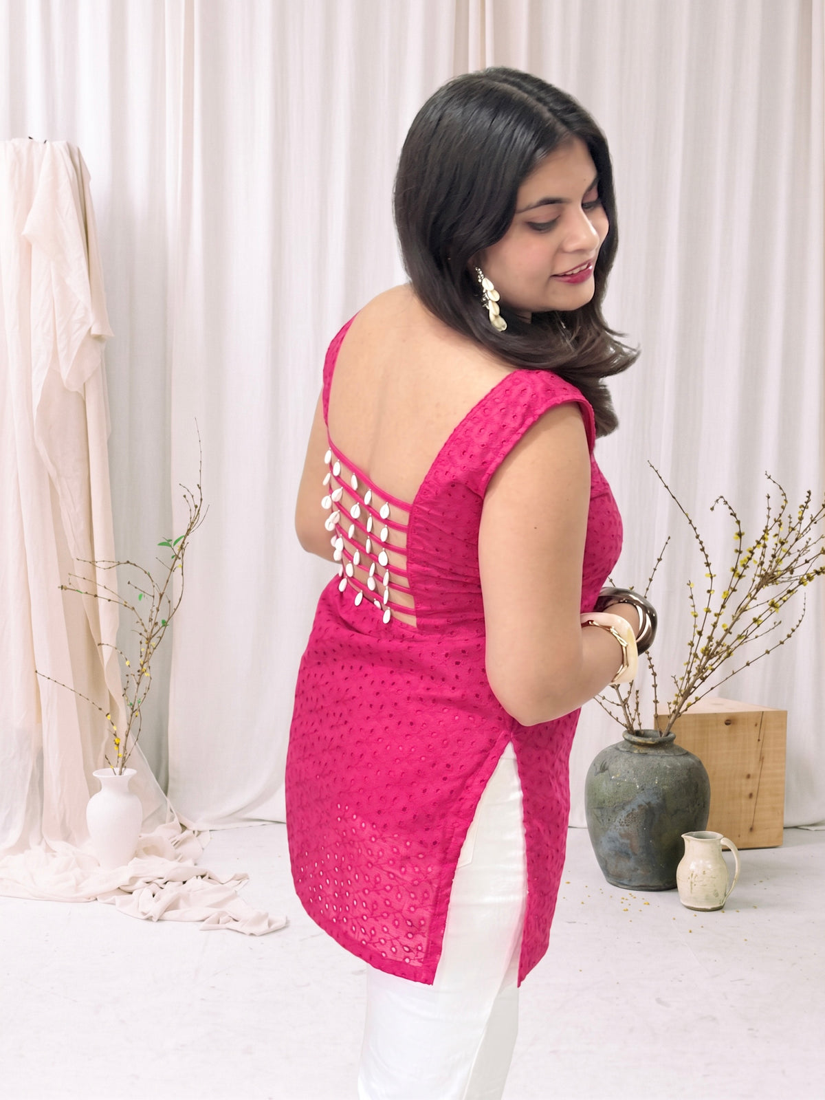 Rani Shell Ladder Kurti