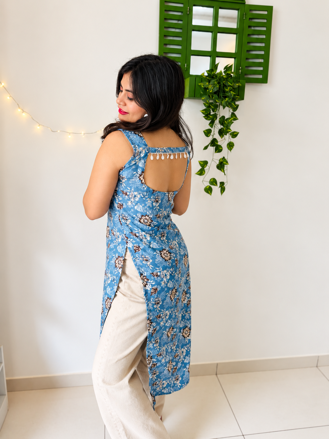 Blue Mist Designer Kurti