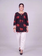 Nyra Black – Laddu Lace Corset Kurti