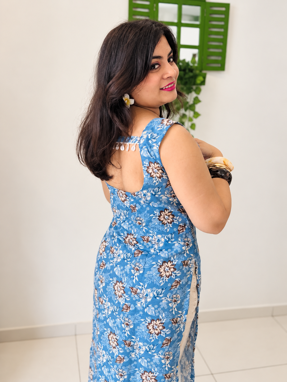Blue Mist Designer Kurti