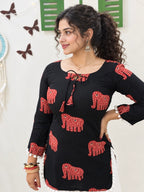 Nyra Black – Laddu Lace Corset Kurti