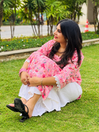 Khushboo Floral Lace Kurti