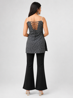 Beaded Strap with Corset Back