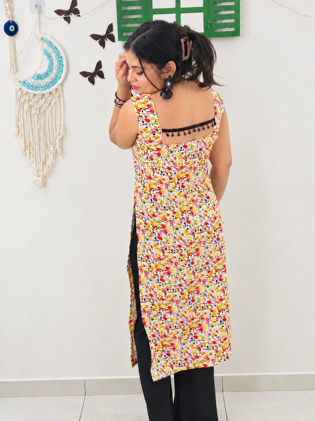 Noir Adaa Sweetheart kurti