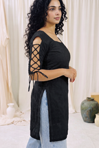 Sanwari Dori Sleeve Kurti