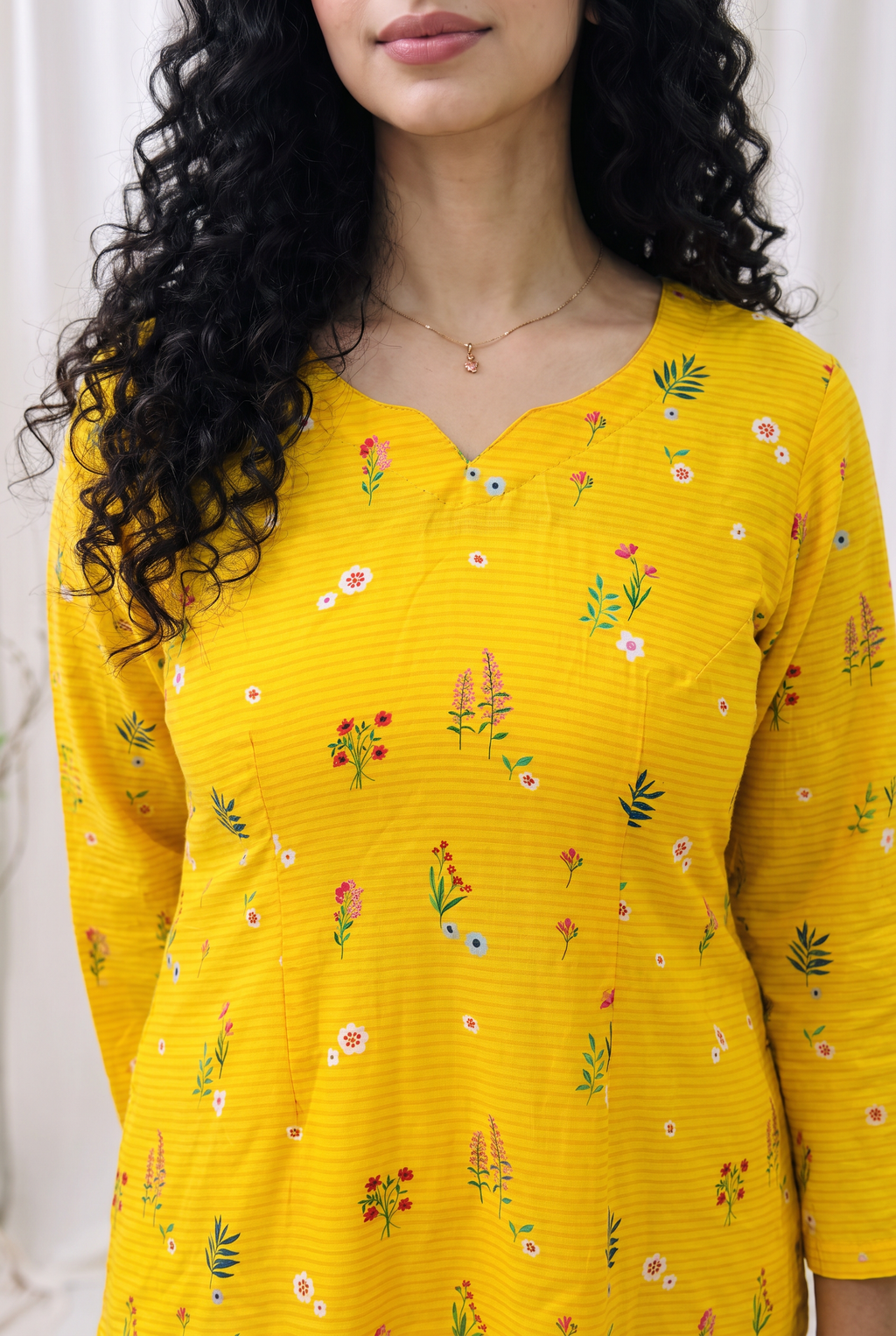 Sunlit Meadow Office Kurta