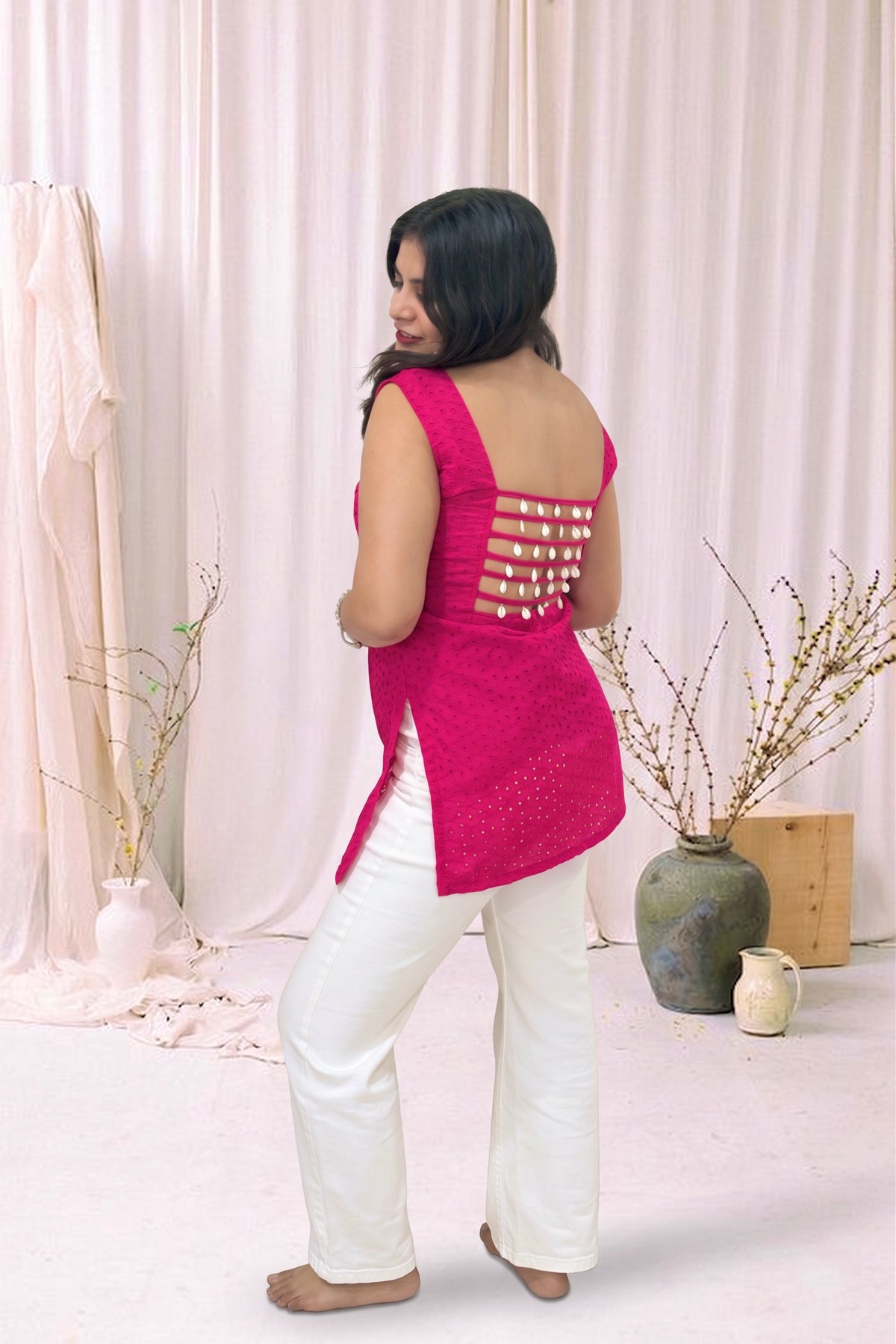 Rani Shell Ladder Kurti