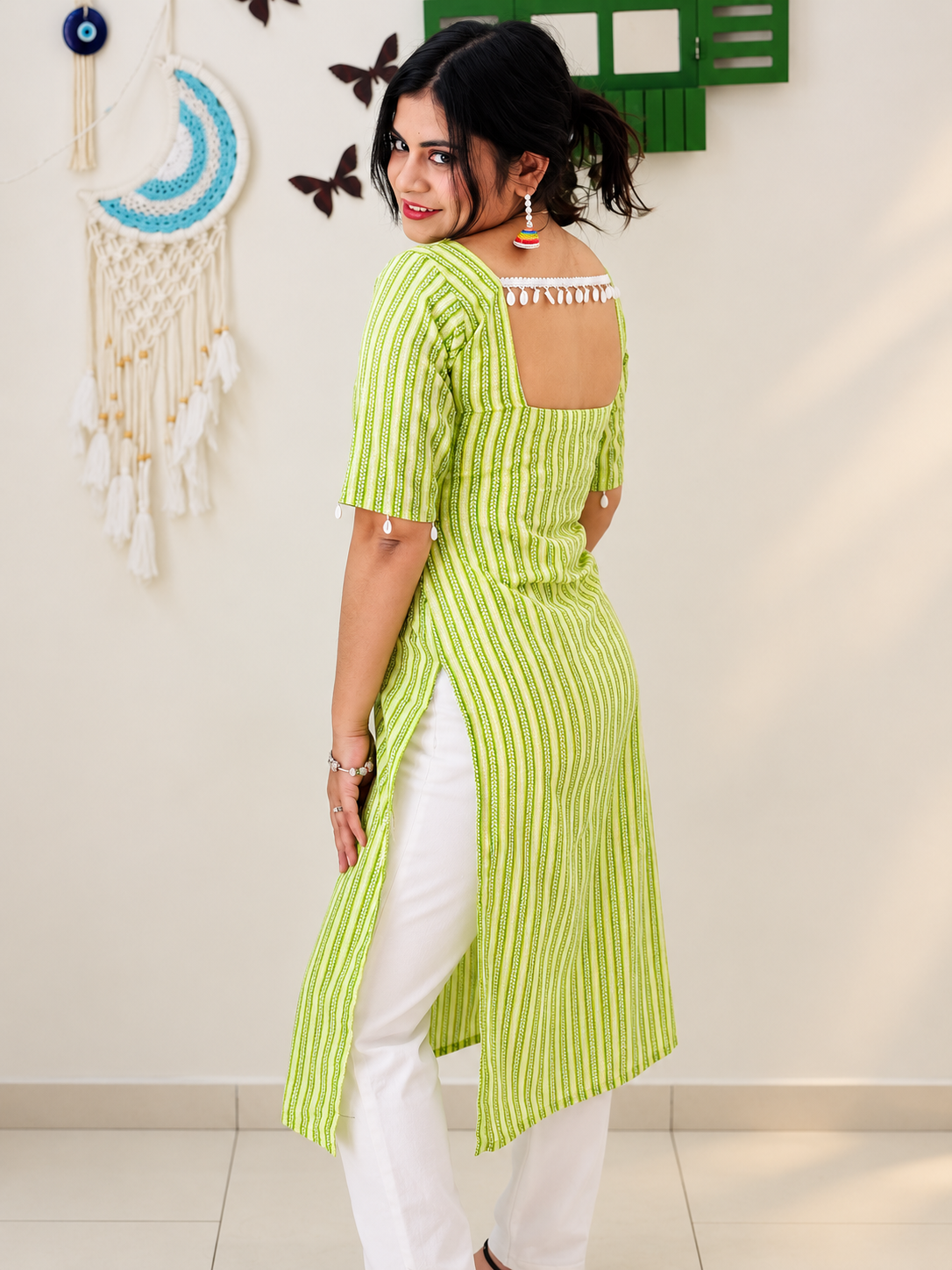 Lime Grace Office Kurti
