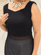 Shyama Sheer Shell Lace Kurti