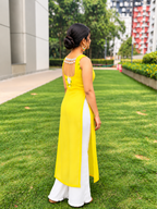 Sunlit Kaudi Slit Kurti
