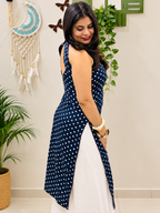 Naira Polka Muse Halter Kurti
