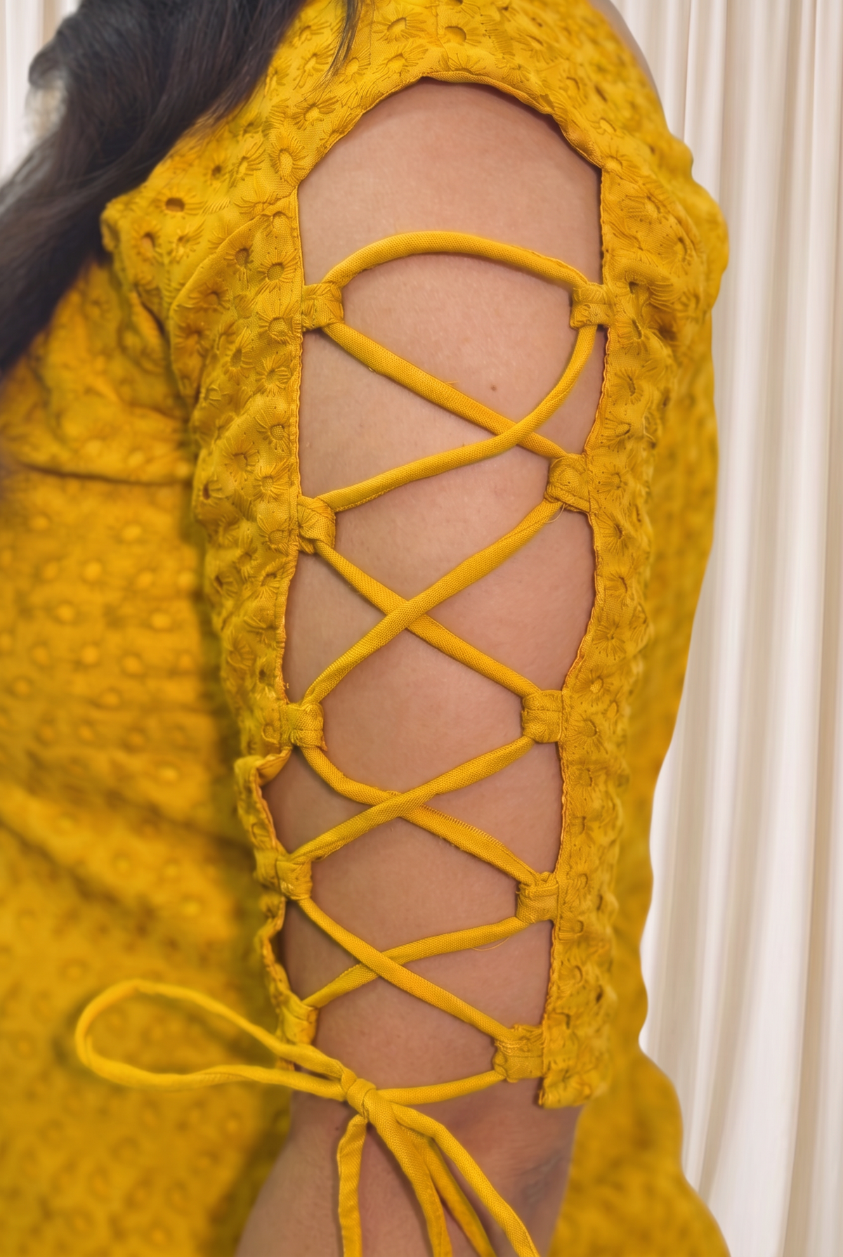 Sunflower Dori Sleeve Kurti 🌻