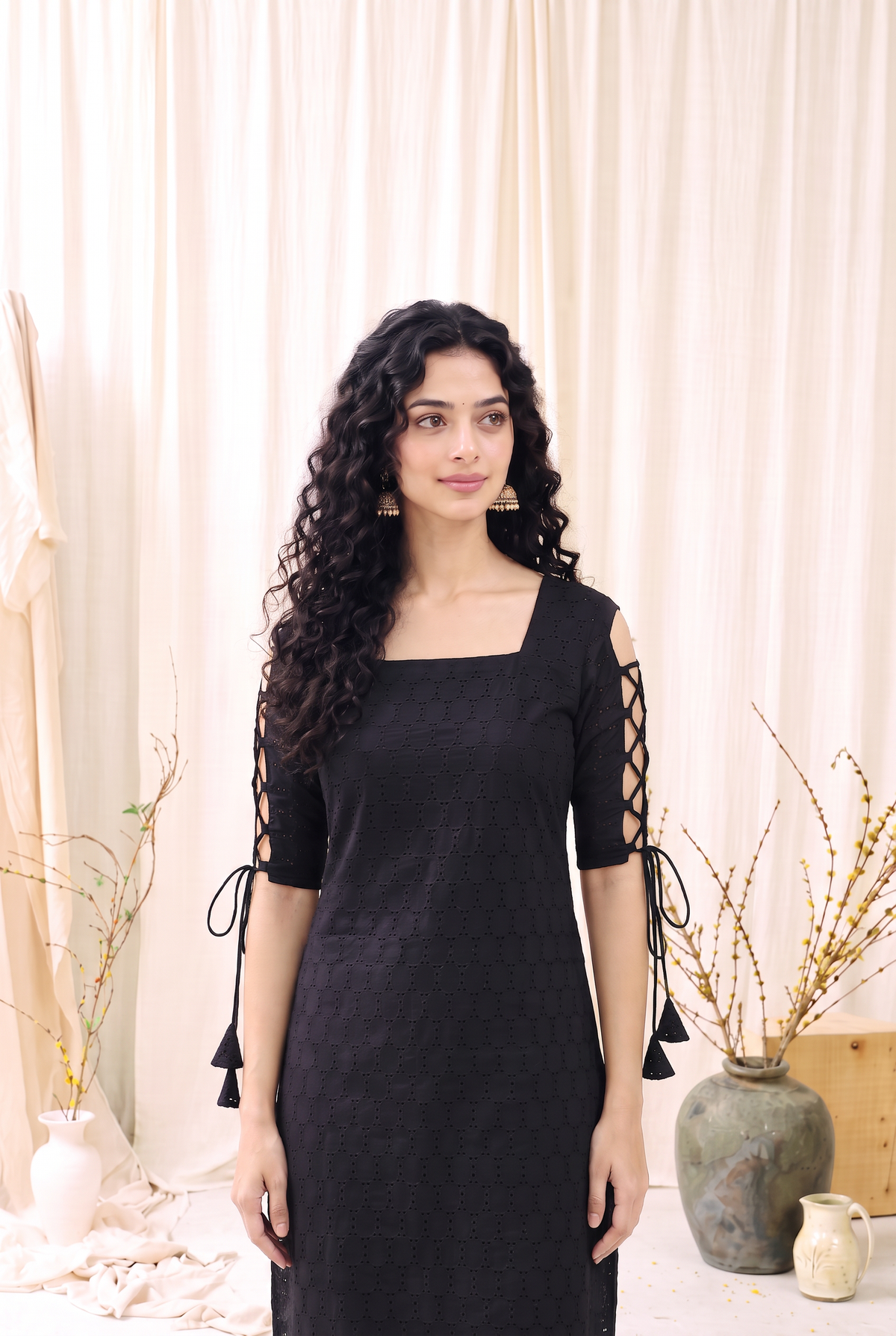 Sanwari Dori Sleeve Kurti