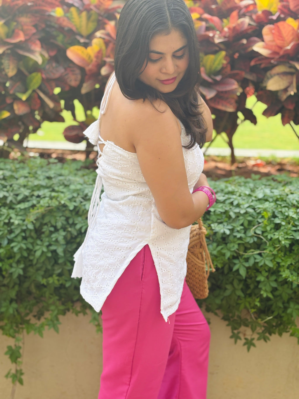 Hansika Backless Corset Top