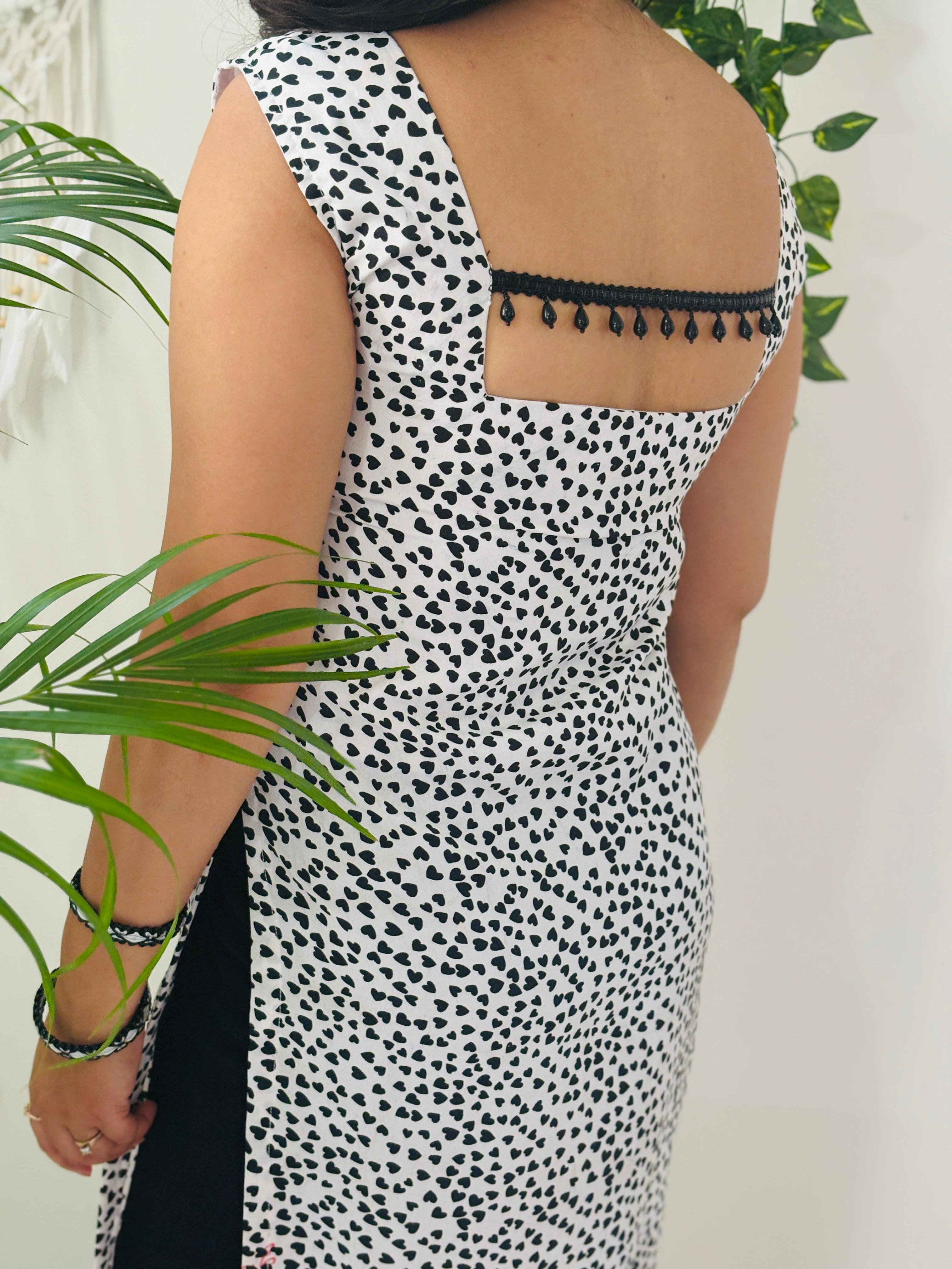 Noir Hearts Muse Kurti