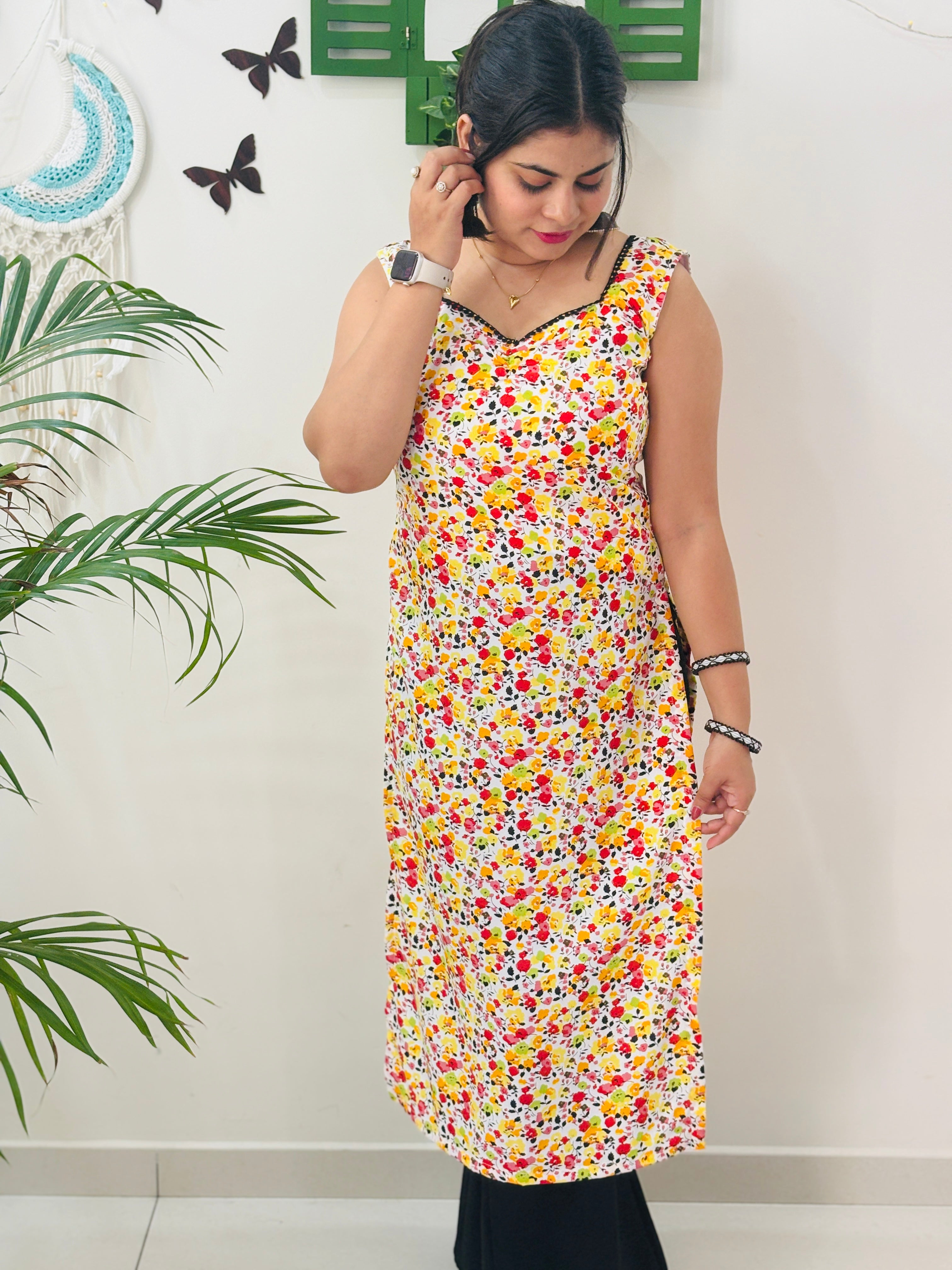 Noir Adaa Sweetheart kurti