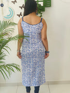 Blue Muse Chikan Kurti