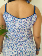 Blue Muse Chikan Kurti