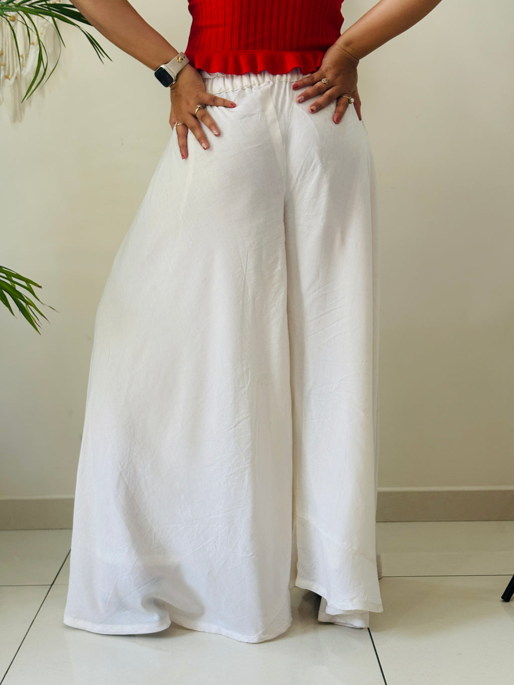 White Cotton Sharara