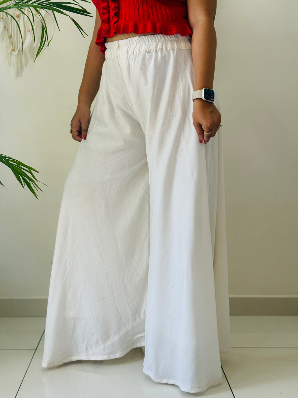White Cotton Sharara
