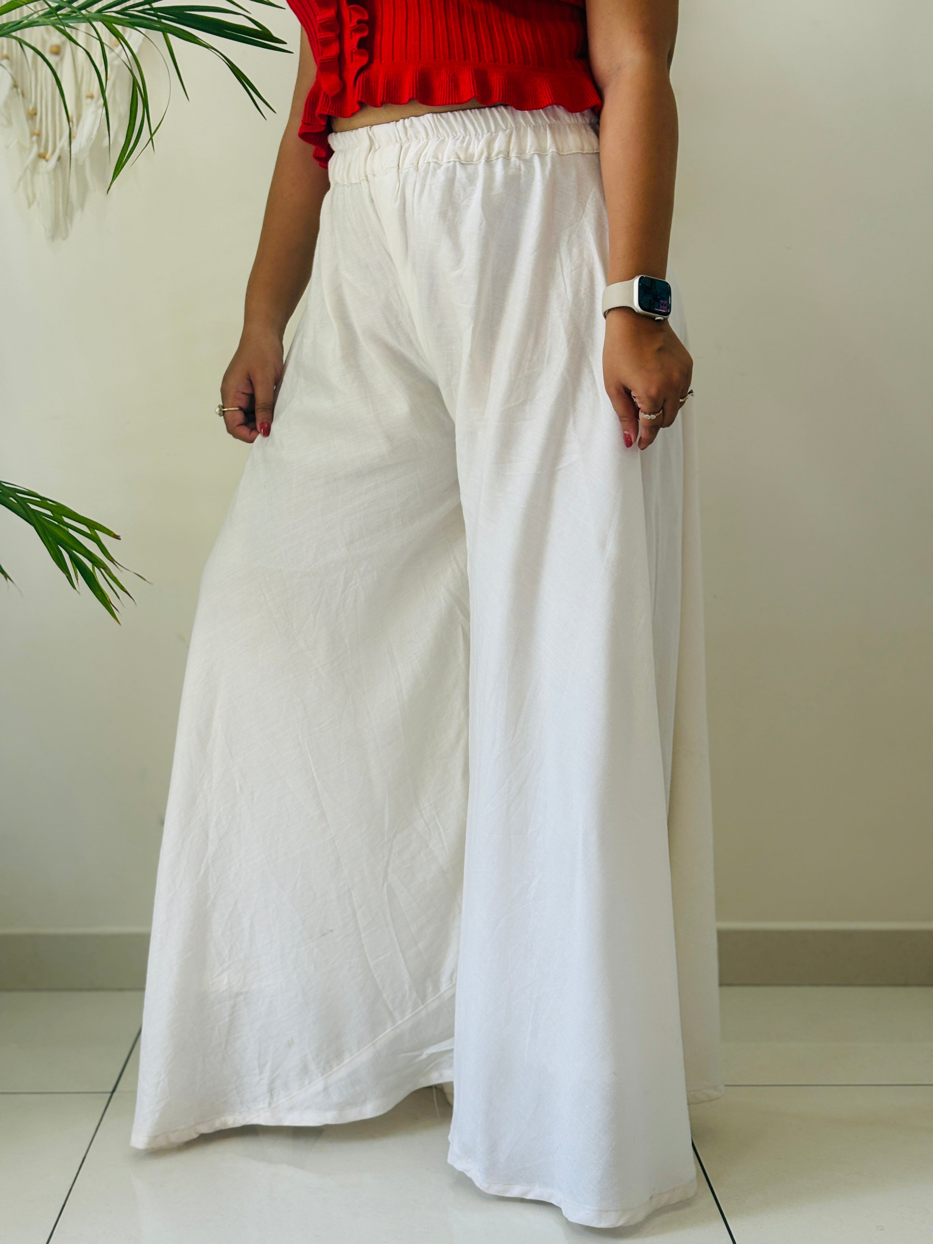 White Cotton Sharara
