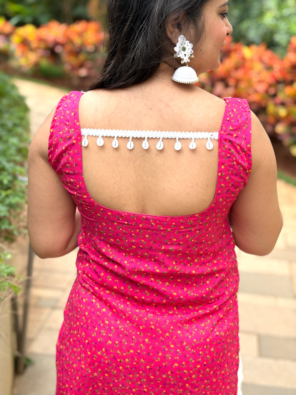 Rani Blossom Straight Kurti