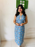 Blue Mist Designer Kurti