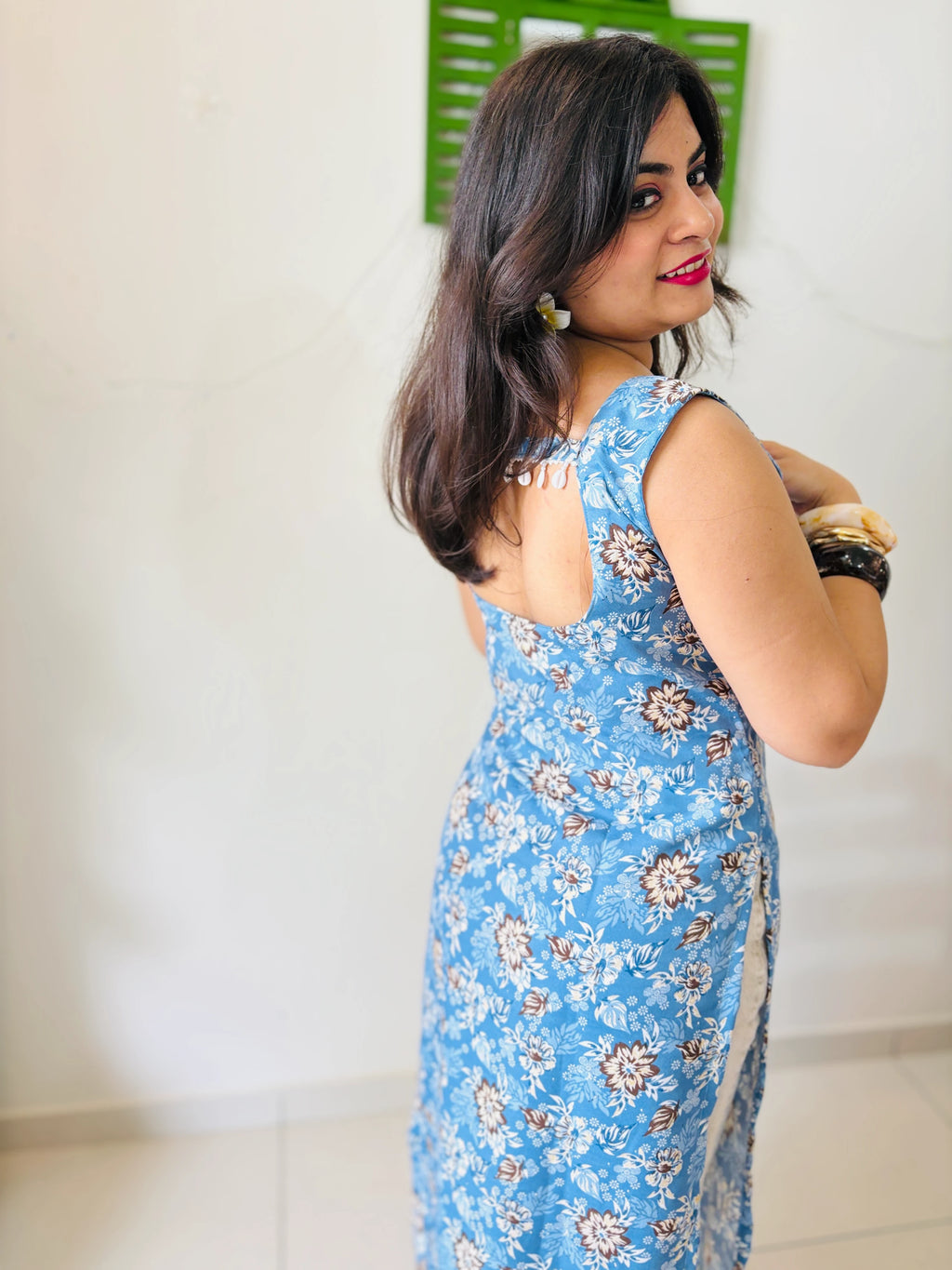 Blue Mist Designer Kurti