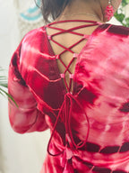 Rosy Tie-Dye Kurti