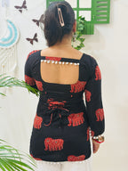 Nyra Black – Laddu Lace Corset Kurti