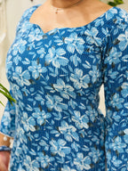 Noura Shell Lace Kurti