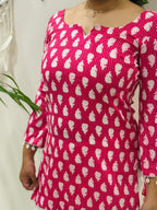 Pankhuri Shell Lace Kurti
