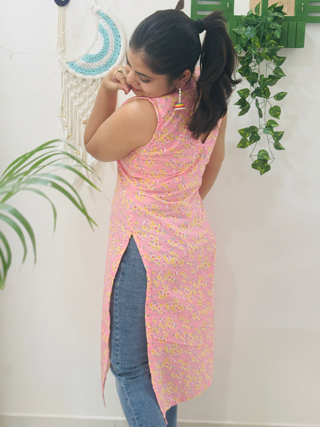 Flora Blush Kurti
