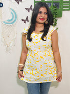 Jiya Sunshine Bloom Kurti ☀️💛