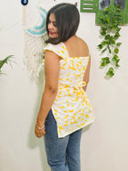 Jiya Sunshine Bloom Kurti ☀️💛