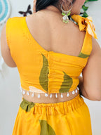 SunKissed Haldi Bloom Skirt Set