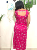 Suhani Shell Lace Kurti - Pink