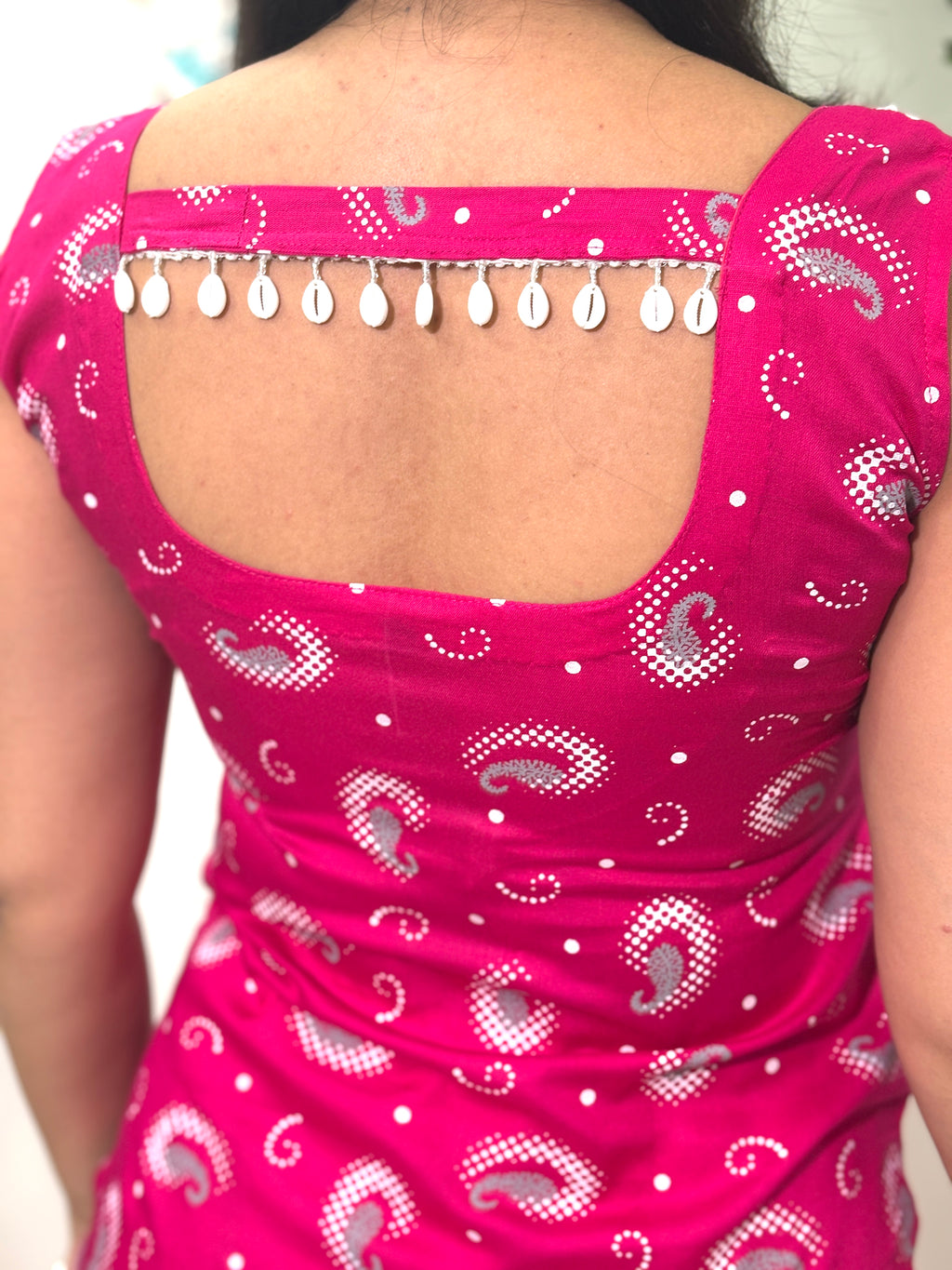Suhani Shell Lace Kurti - Pink