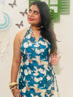 Siara Halter Neck Corset Kurti