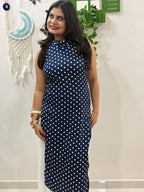 Naira Polka Muse Halter Kurti